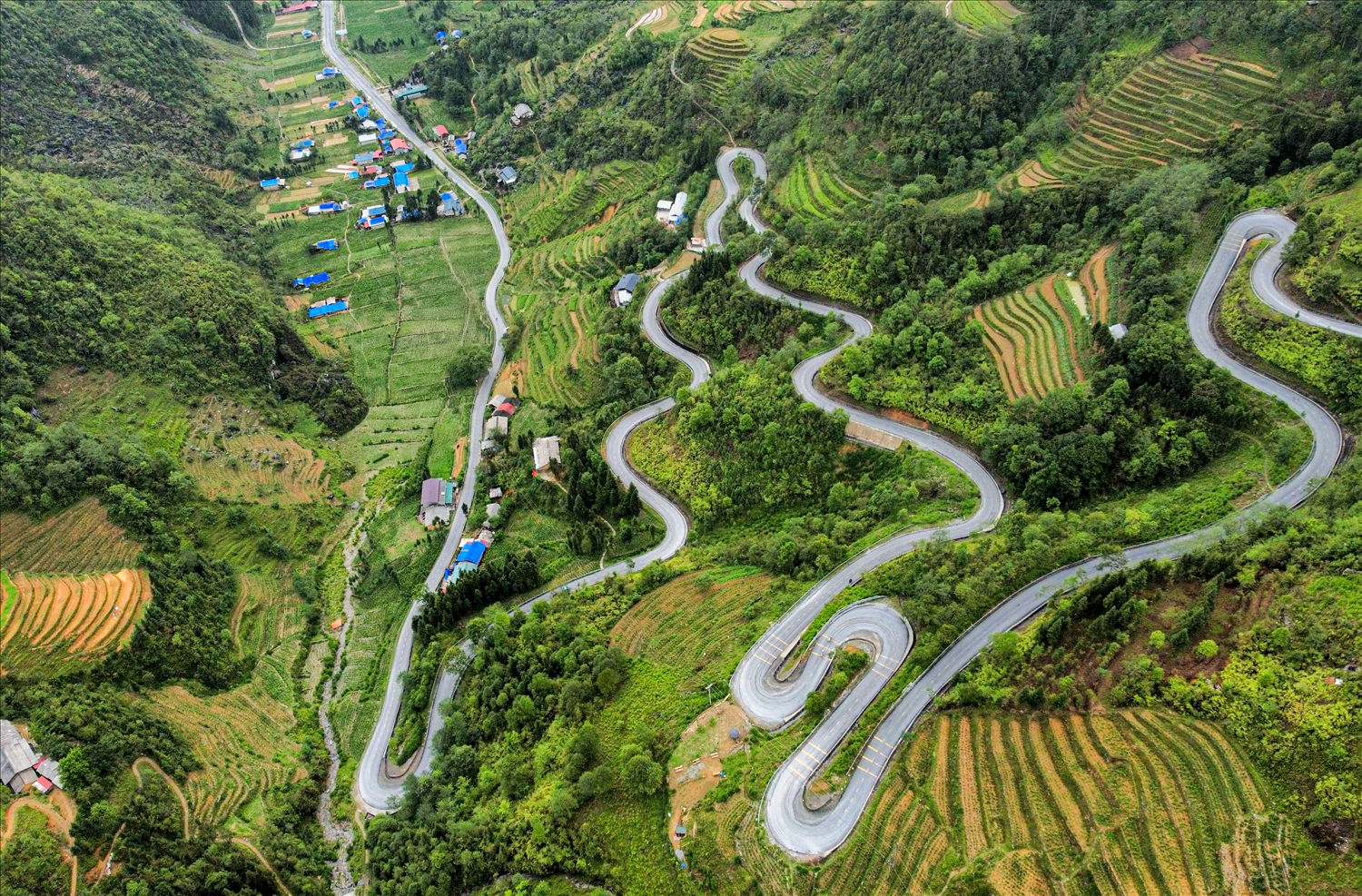 Toàn cảnh núi non Hà Giang vào mùa đẹp nhất